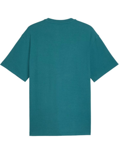 Koszulka męska puma ess elevated relaxed tee zielona 692018 41