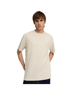 Koszulka męska puma ess elevated relaxed tee beżowa 692018 87