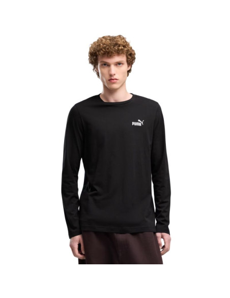 Koszulka męska puma ess no. 1 logo longsleeve tee czarna 682546 01