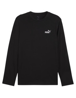Koszulka męska puma ess no. 1 logo longsleeve tee czarna 682546 01 2