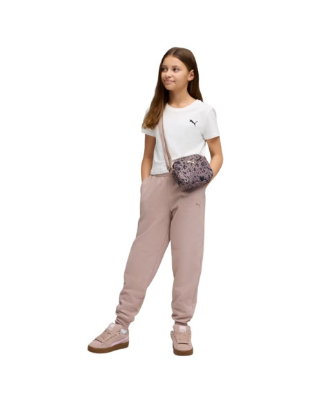 Spodnie dla dzieci puma ess sweatpants cl fl beżowe 684898 89