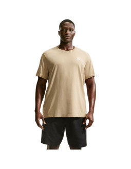 Koszulka męska nike club tee beżowa ar4997 297