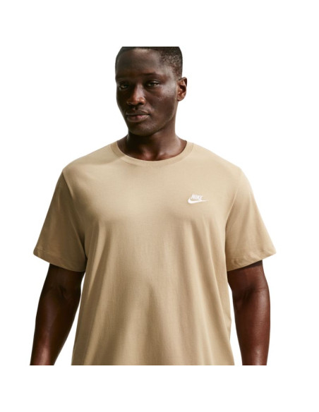 Koszulka męska nike club tee beżowa ar4997 297