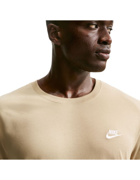 Koszulka męska nike club tee beżowa ar4997 297