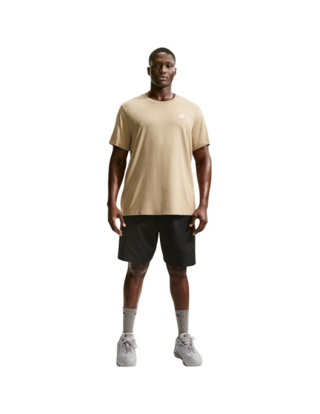 Koszulka męska nike club tee beżowa ar4997 297
