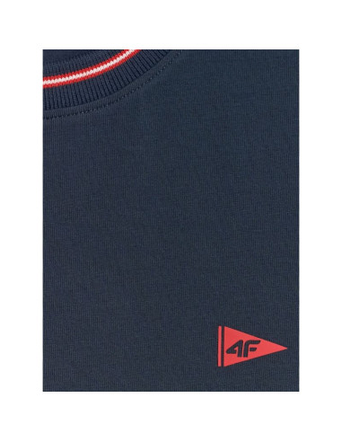 T-shirt regular gładki męski 4f 4frss26ttshm3997-31s