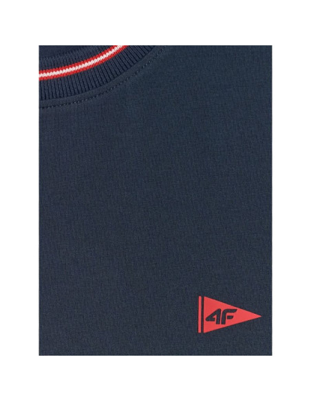 T-shirt regular gładki męski 4f 4frss26ttshm3997-31s