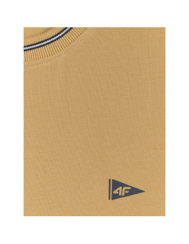 T-shirt regular gładki męski 4f 4frss26ttshm3997-83s