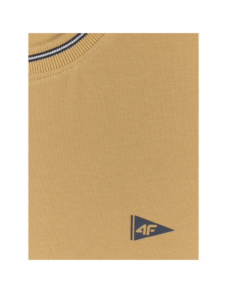 T-shirt regular gładki męski 4f 4frss26ttshm3997-83s