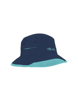 Czapka na lato dziecięca dla chłopca/dziewczynki trollkids kids trollfjord hat mystic blue/lake blue (944-192) 2