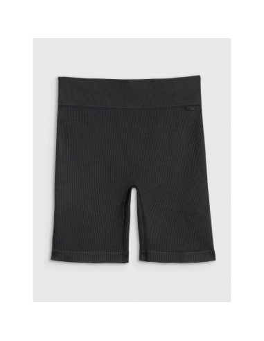 Legginsy krótkie z prążkowanej dzianiny damskie 4f 4frss26tstif042-20s