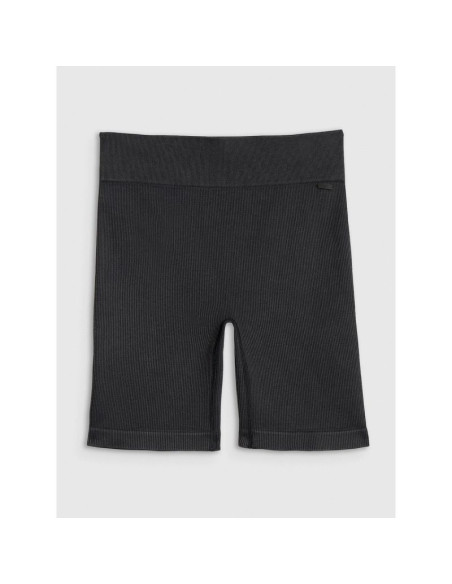 Legginsy krótkie z prążkowanej dzianiny damskie 4f 4frss26tstif042-20s