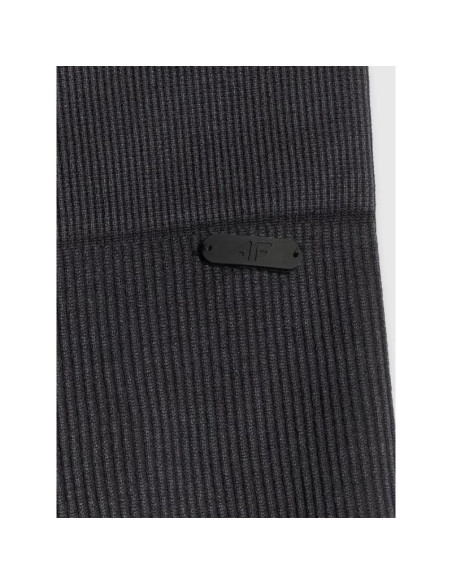 Legginsy krótkie z prążkowanej dzianiny damskie 4f 4frss26tstif042-20s