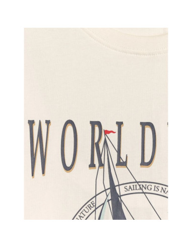 T-shirt regular z nadrukiem męski 4f 4frss26ttshm3993-11s