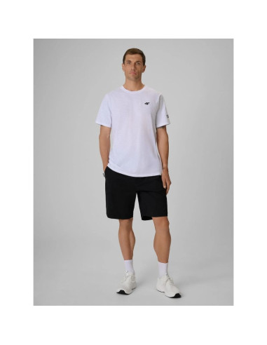 T-shirt regular gładki męski 4f 4frss26ttshm3994-10s