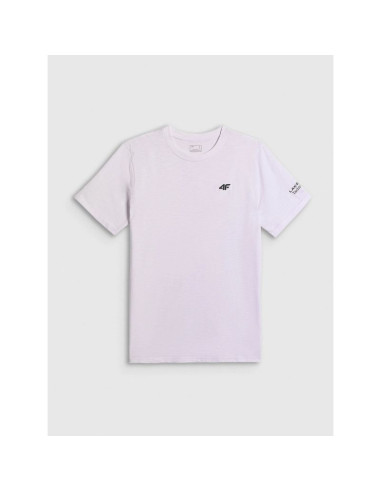 T-shirt regular gładki męski 4f 4frss26ttshm3994-10s