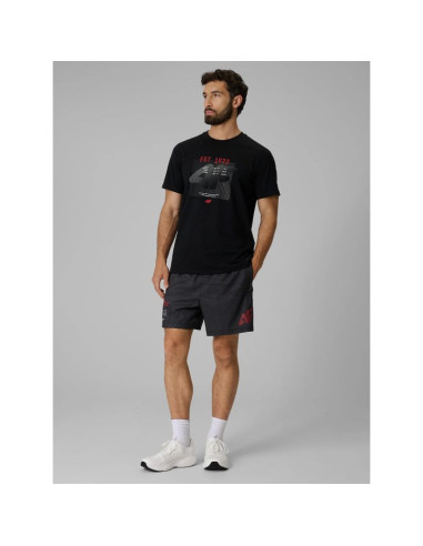 T-shirt regular z nadrukiem męski 4f 4frss26ttshm4039-20s