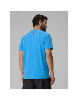 T-shirt regular z nadrukiem męski 4f 4frss26ttshm4039-33s 2