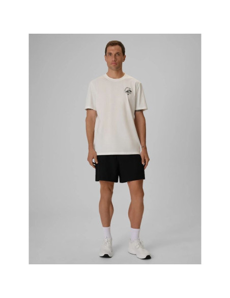 T-shirt relaxed z nadrukiem męski 4f 4frss26ttshm4296-11s