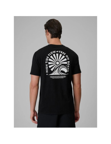 T-shirt relaxed z nadrukiem męski 4f 4frss26ttshm4296-20s