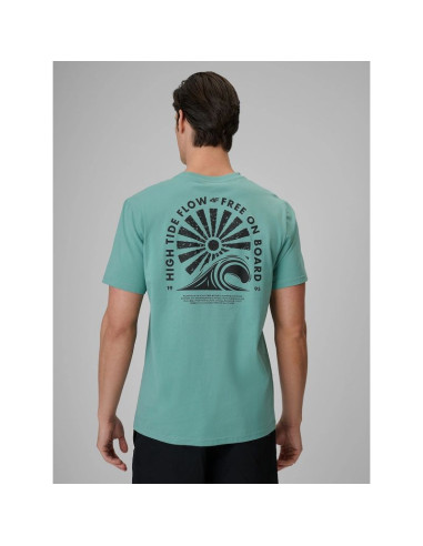 T-shirt relaxed z nadrukiem męski 4f 4frss26ttshm4296-47s