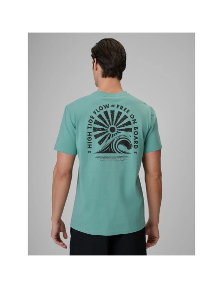 T-shirt relaxed z nadrukiem męski 4f 4frss26ttshm4296-47s