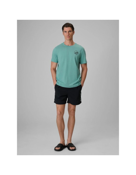 T-shirt relaxed z nadrukiem męski 4f 4frss26ttshm4296-47s
