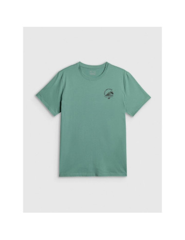T-shirt relaxed z nadrukiem męski 4f 4frss26ttshm4296-47s