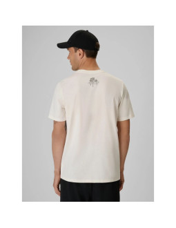 T-shirt regular z nadrukiem męski 4f 4frss26ttshm4298-11s 2