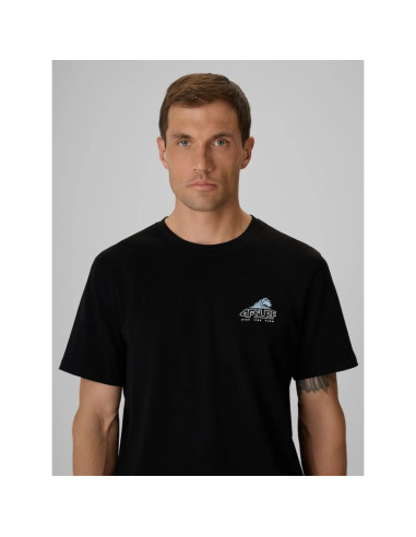 T-shirt regular z nadrukiem męski 4f 4frss26ttshm4299-20s
