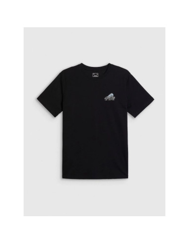 T-shirt regular z nadrukiem męski 4f 4frss26ttshm4299-20s