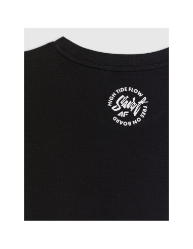 T-shirt regular z nadrukiem męski 4f 4frss26ttshm4299-20s