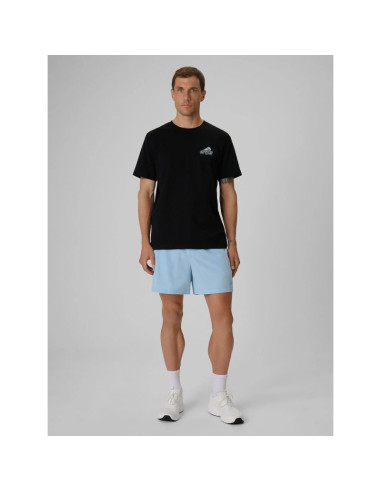 T-shirt regular z nadrukiem męski 4f 4frss26ttshm4299-20s