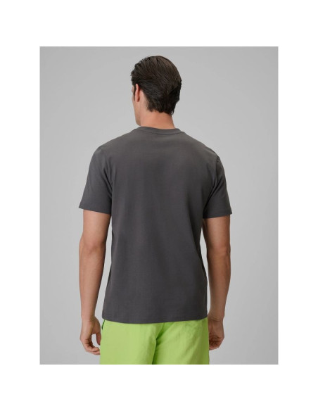 T-shirt regular z nadrukiem męski 4f 4frss26ttshm4301-22s