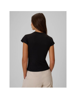 T-shirt slim gładki damski 4f 4frss26ttshf4520-20s 2