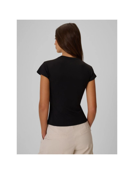 T-shirt slim gładki damski 4f 4frss26ttshf4520-20s