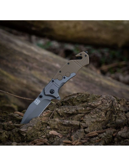 Nóż commander rescue 101 inc black/tan
