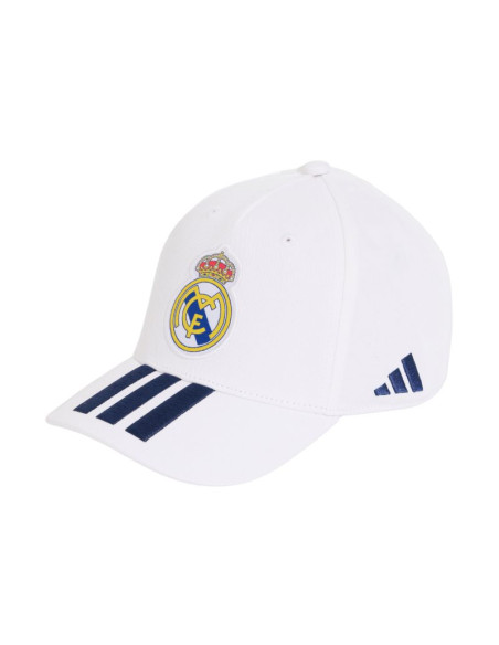 Czapka z daszkiem adidas real madryt biała kr2463