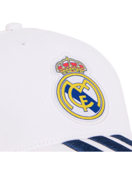 Czapka z daszkiem adidas real madryt biała kr2463