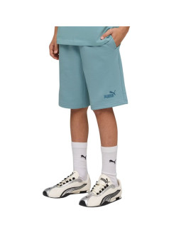 Spodenki dla dzieci puma ess small no.1 logo niebieskie 692974 47