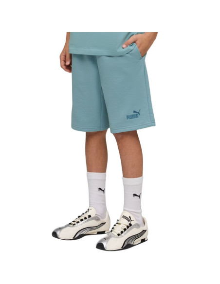Spodenki dla dzieci puma ess small no.1 logo niebieskie 692974 47