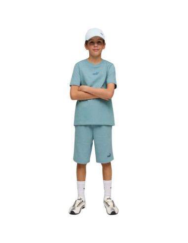 Spodenki dla dzieci puma ess small no.1 logo niebieskie 692974 47