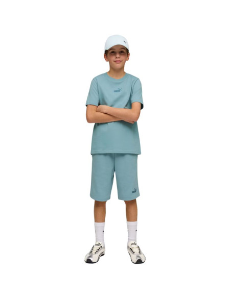 Spodenki dla dzieci puma ess small no.1 logo niebieskie 692974 47