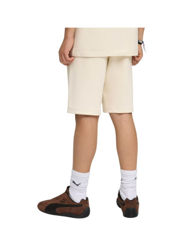 Spodenki dla dzieci puma ess small no.1 logo beżowe 692974 87