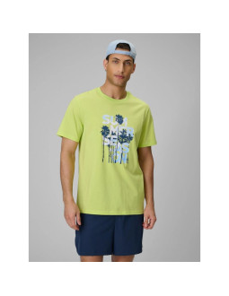 T-shirt oversize z nadrukiem męski 4f 4fwss26ttshm2784-42s