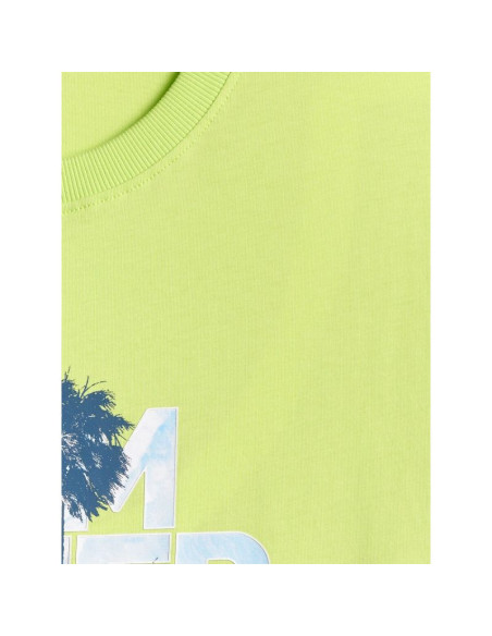 T-shirt oversize z nadrukiem męski 4f 4fwss26ttshm2784-42s