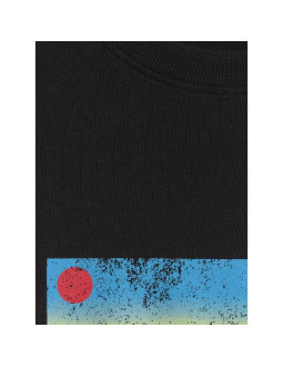 T-shirt regular z nadrukiem męski 4f 4fwss26ttshm3335-20s 2