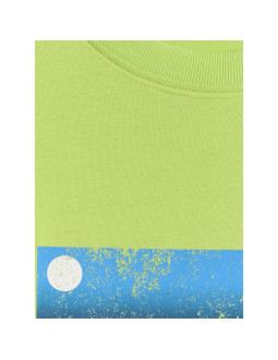 T-shirt regular z nadrukiem męski 4f 4fwss26ttshm3335-42s 2