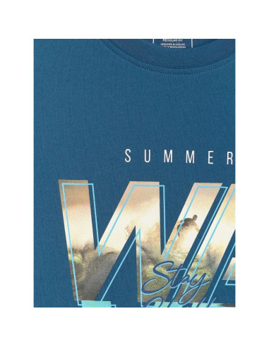 T-shirt regular z nadrukiem męski 4f 4frss26ttshm4306-46s