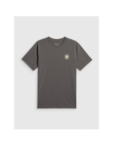 T-shirt regular z nadrukiem męski 4f 4frss26ttshm4293-22s
